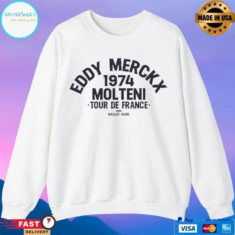 Eddy Merckx 1974 Molteni Tour De France Maillot Jaune T-shirts