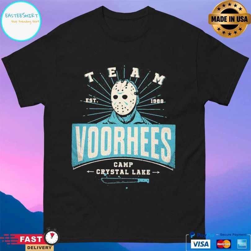 Team Voorhees Camp Crystal Lake Est 1988 T-shirts