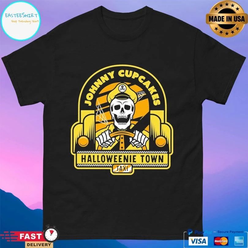 Johnny Cupcakes Halloweenie Town Taxi Halloween 2025 T-shirts