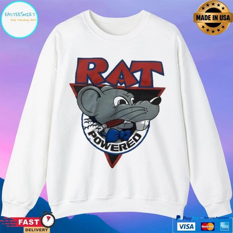 Rat Powered Cartoon T-shirts