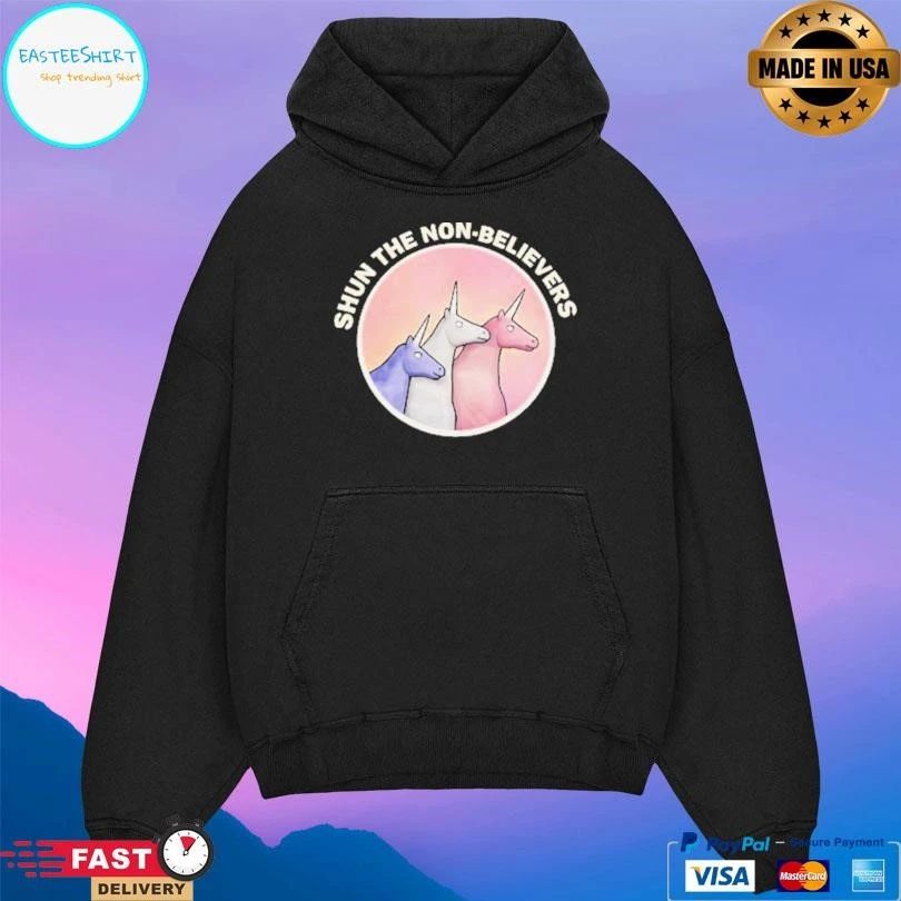 Shun The Non Believers Meme Inspired Unicorn T-shirts