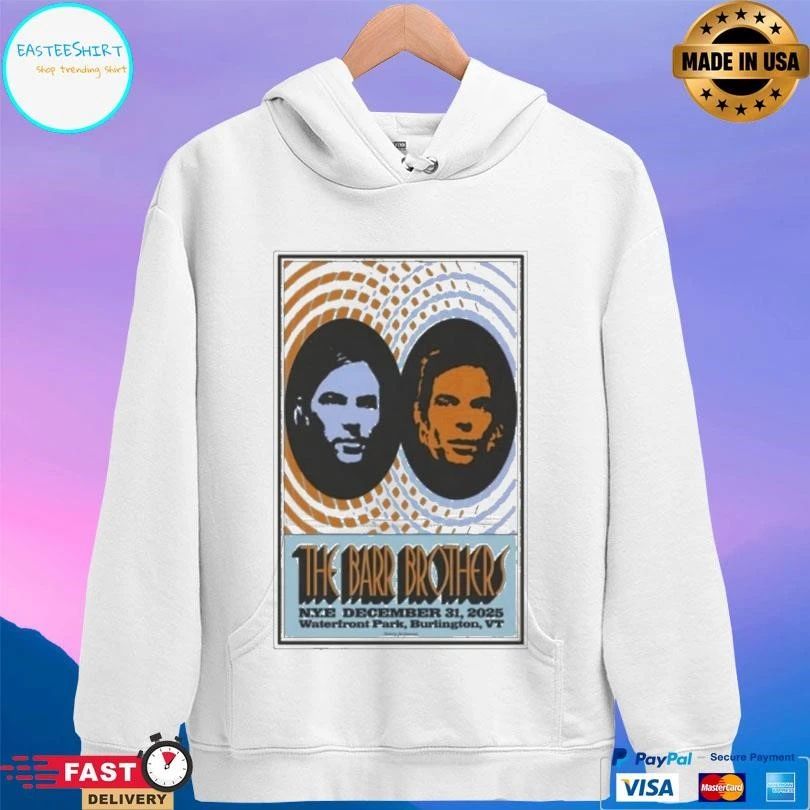 The Barr Brothers At Waterfront Park In Burlington Vt On Dec 31 2025 T-shirts