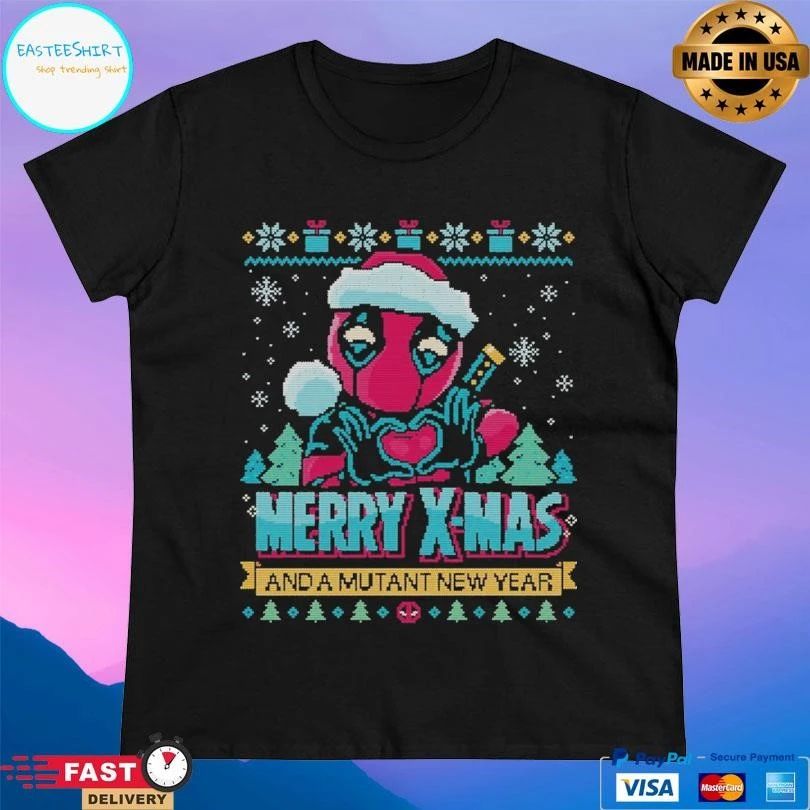 Merry X-Mas And A Mutant New Year Christmas 2025 T-shirts