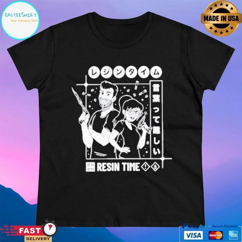 Evan And Katelyn Anime Resin Time 2025 T-shirts