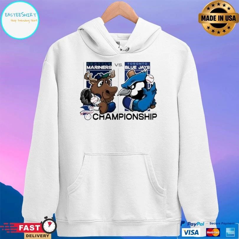 Seattle Mariners Vs Toronto Blue Jays American Championship 2025 Mascot T-shirts