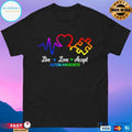 Live Love Accept Autism Awareness T-shirt