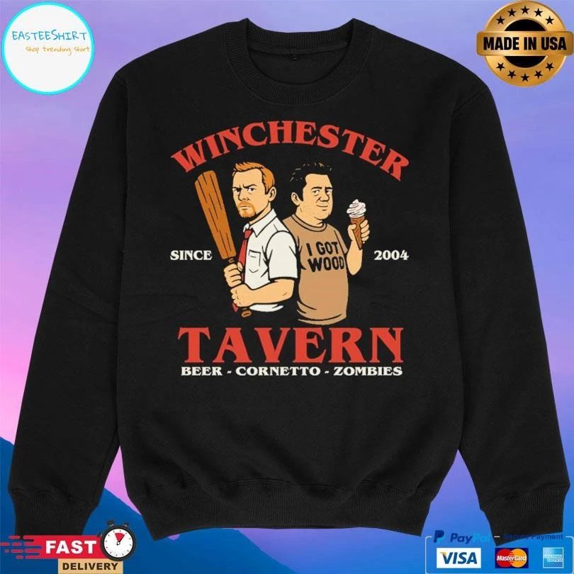 Winchester Tavern Beer Cornetto Zombies Since 2004 T-shirts