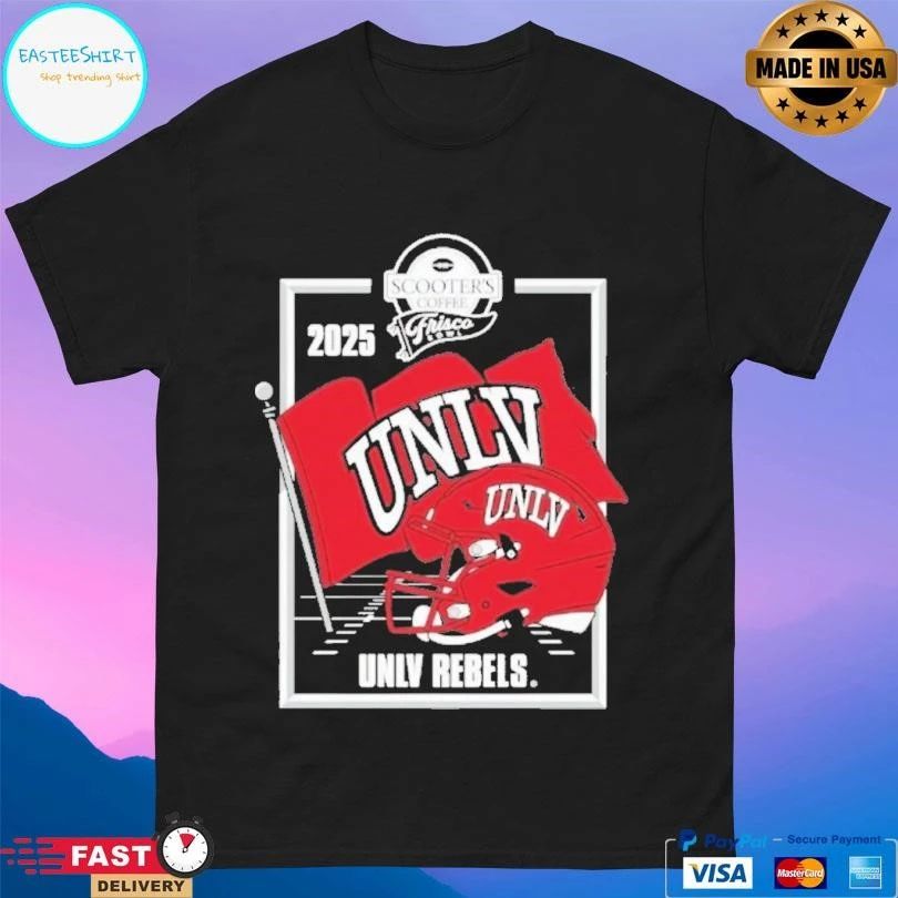 Unlv Rebels 2025 Frisco Bowl Helmet T-shirts