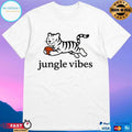 Jungle Vibes Run Wild White Tiger T-shirts