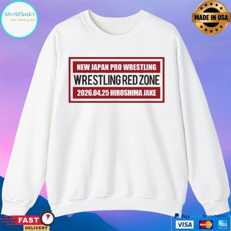 New Japan Pro Wrestling Wrestling Red Zone 2026 04 25 Hiroshima Jake T-shirt