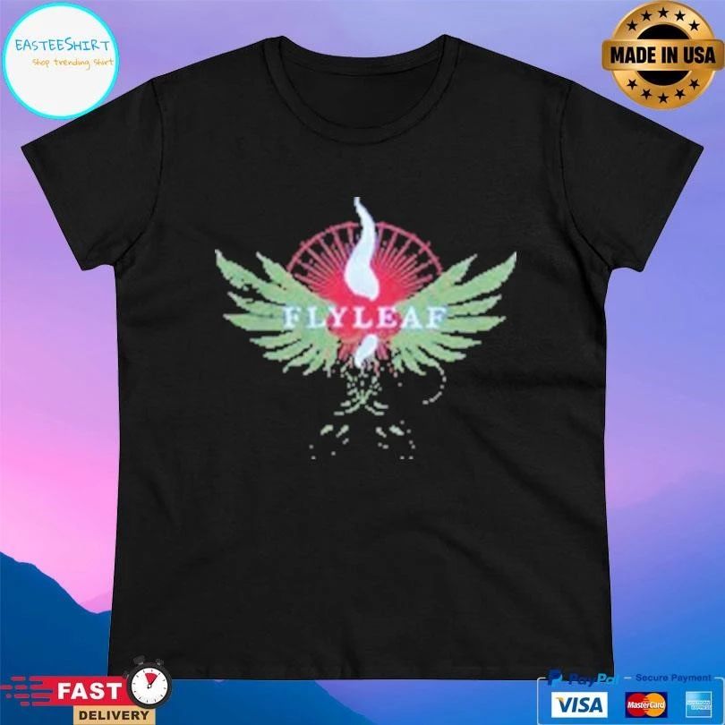 Flyleaf Wings Burst Slim Fit T-shirts