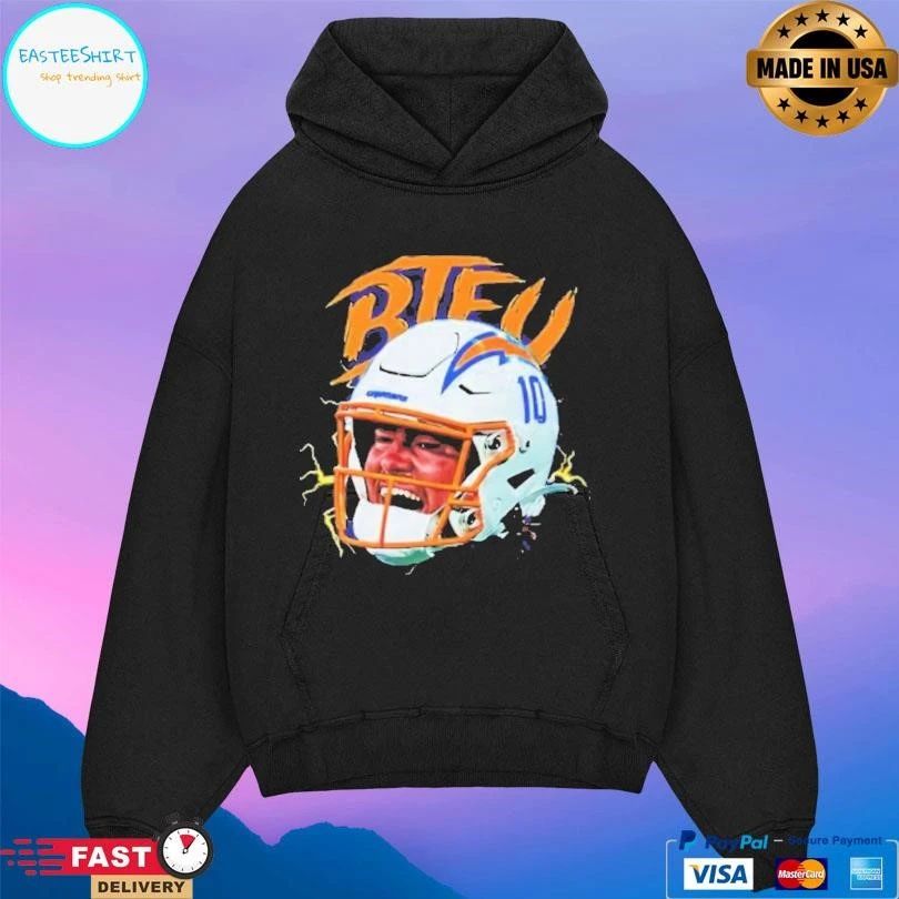 La Chargers Justin Herbert Graphic Scream T-shirts