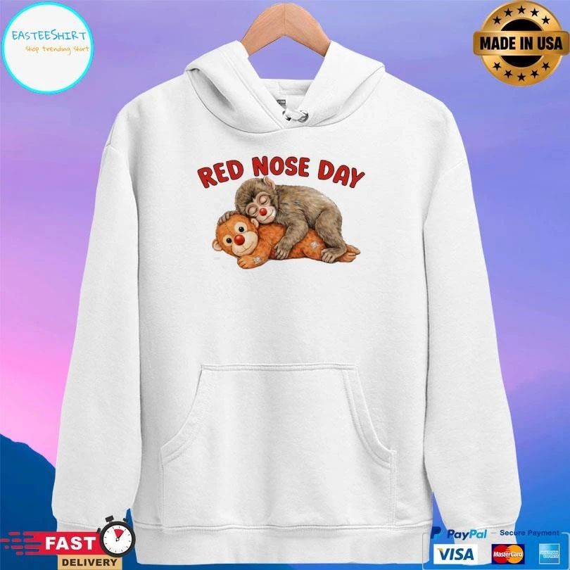 Red Nose Day Punch Monkey Viral 2026 T-shirts
