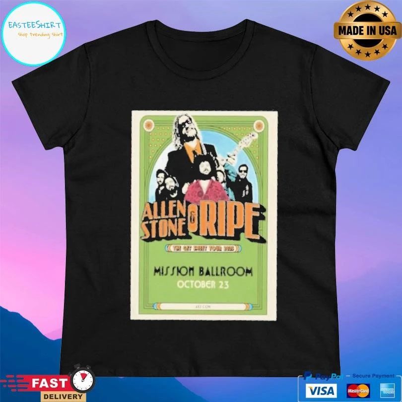 Allen Stone And Ripe October 23 2025 Mission Ballroom In Denver Co T-shirts