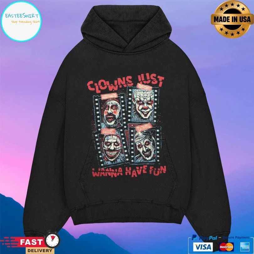Clowns Just Wanna Have Fun Halloween 2025 T-shirts