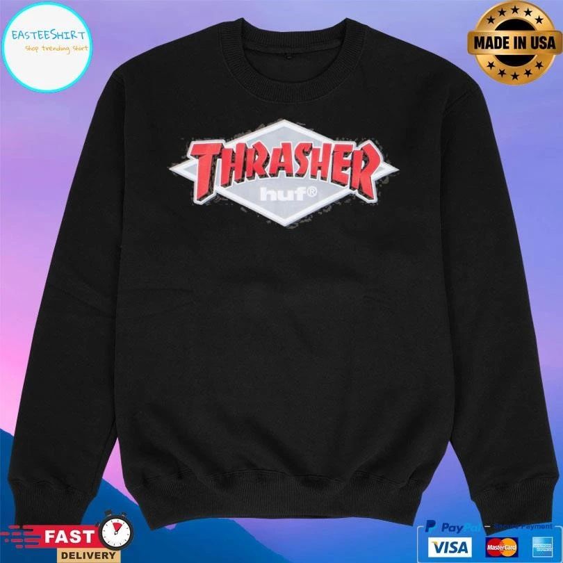 HUF X Thrasher Logo T-shirts
