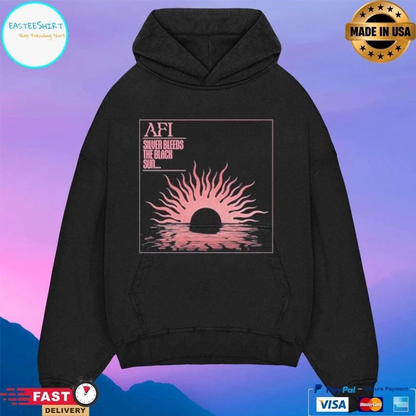 Afi Silver Bleeds The Black Sun T-shirts