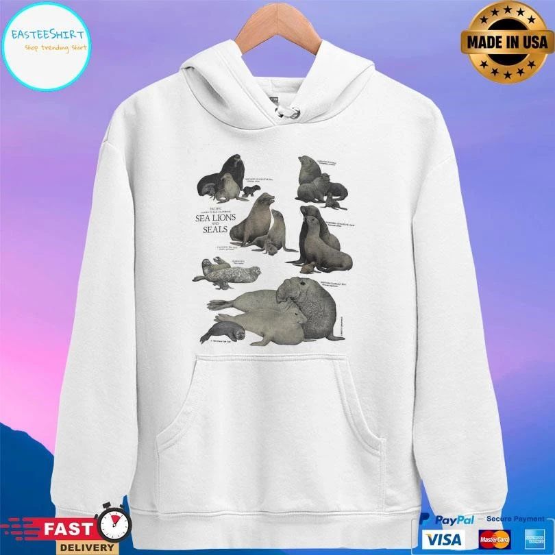 Sea Lions And Seals Adult T-shirts