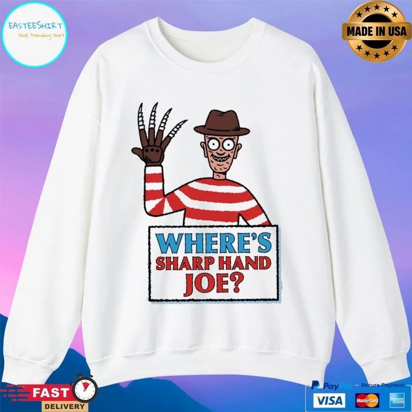 Freddy Krueger Where’s Sharp Hand Joe T-shirt