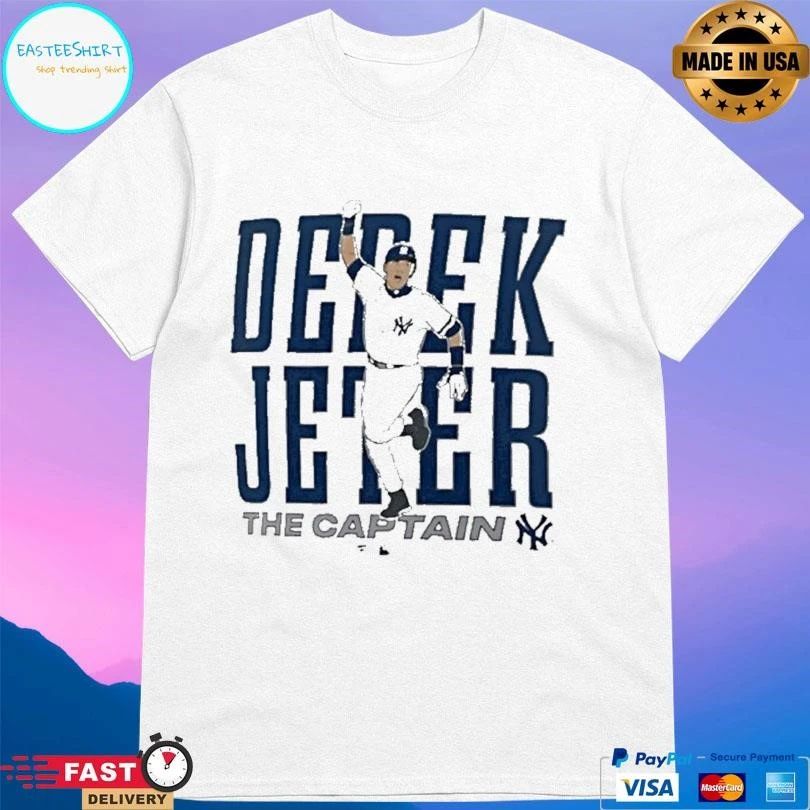 The Captain Derek Jeter New York Yankees Cooperstown Player T-shirts