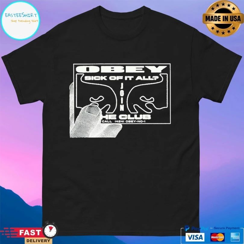 Obey Sick Of It All Join The Club T-shirt