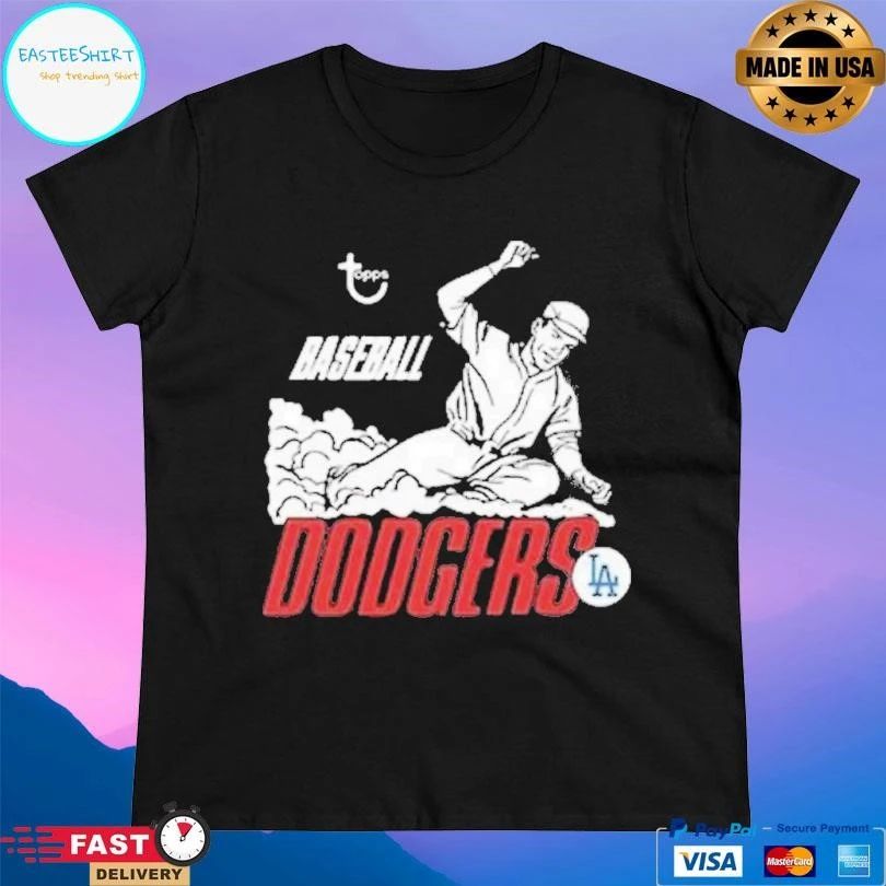Mlb Topps Los Angeles Dodgers Baseball T-shirts