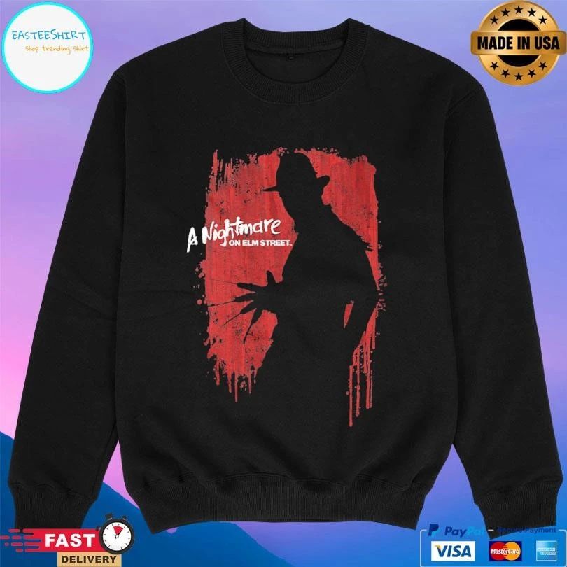 Freddy Krueger Silhouette A Nightmare On Elm Street T-shirts