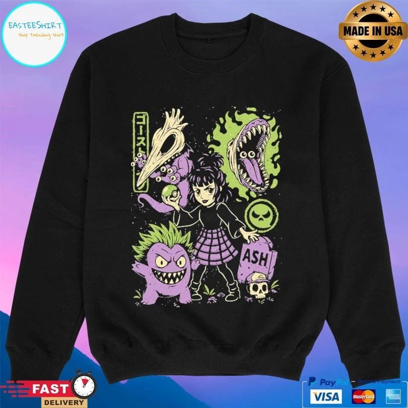 Ghost Monster Trainer Ash T-shirts