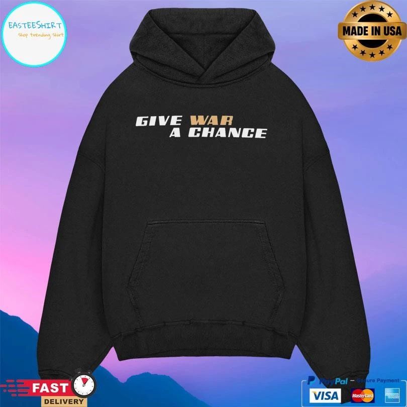 Give War A Chance Retro Chest T-shirts