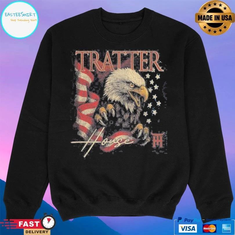 Tratter House Eagle America Flag T-shirts