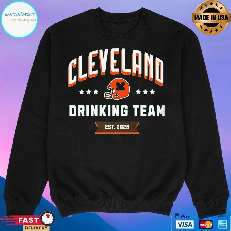 Cleveland Browns Drinking Team Est 2026 T-shirts
