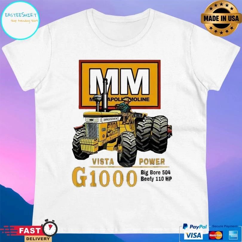 Minneapolis-Moline Vista Power G1000 Big Bore 504 Beefy 110 Hp T-shirts