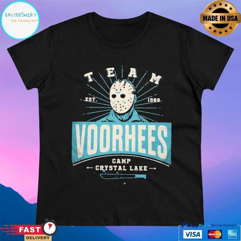 Team Voorhees Camp Crystal Lake Est 1988 T-shirts