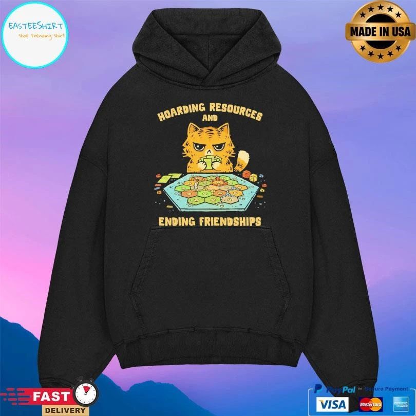 Hoarding Resources And Ending Friendships Cat T-shirts