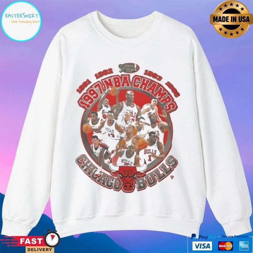 Chicago Bulls 1997 NBA Champions Teams Logo T-shirts