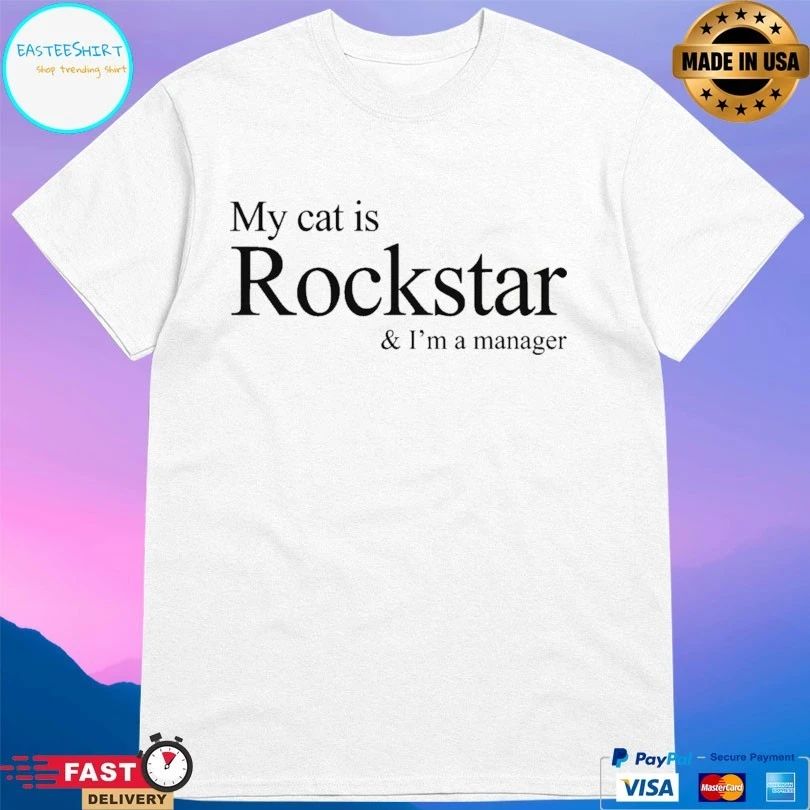 My Cat Is Rockstar And I’m A Manager Taehyung BTS T-shirt