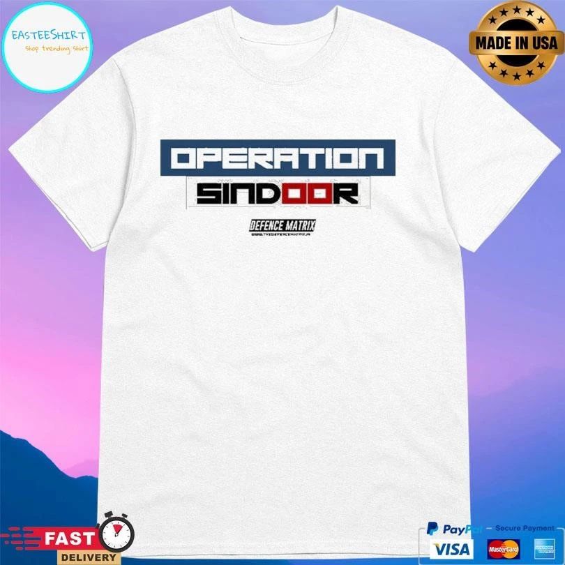 Operation Sindoor Defence Matrix T-shirts