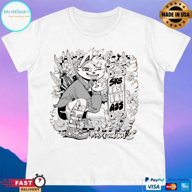 Skate Fast Eat Ass Max Radical T-shirts