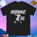New York Yankees Ben Rice Slugger Swing Number 22 T-shirt