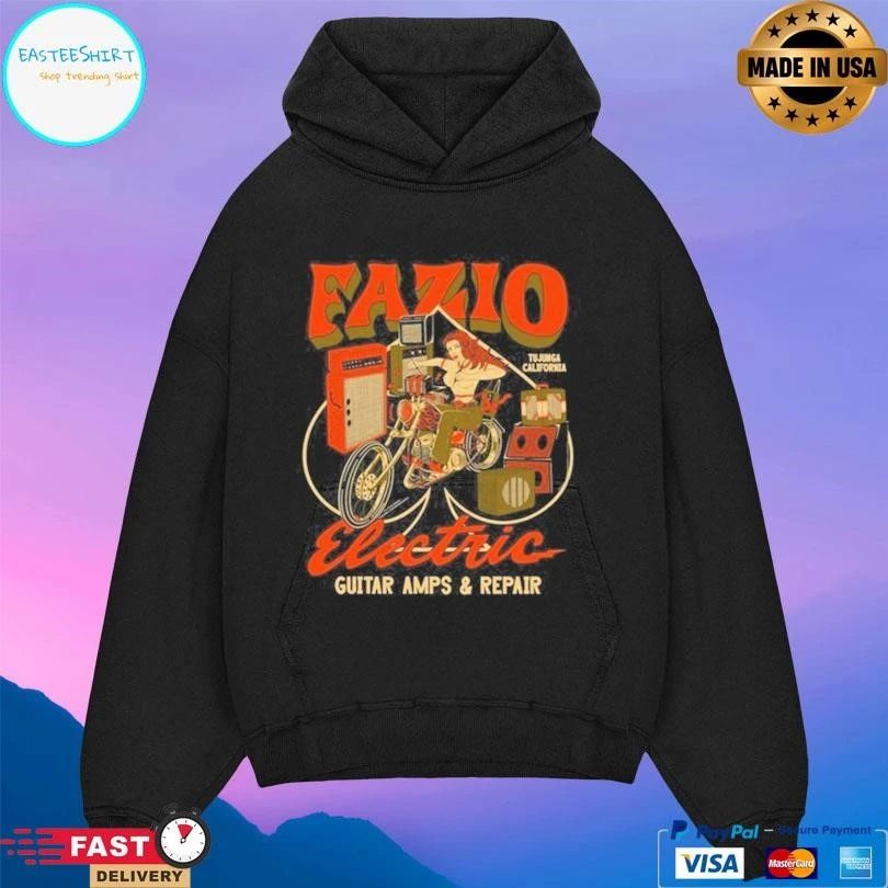Fazio Electric Guitar Amps And Repair Tujunga California T-shirts