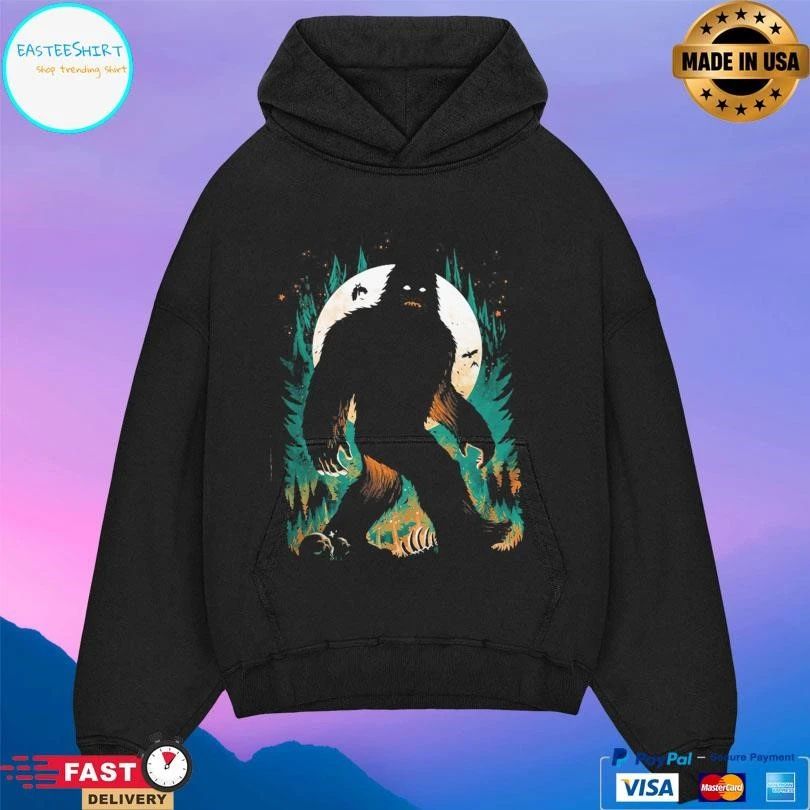 Mysterious Bigfoot Of The Forest Moon T-shirts