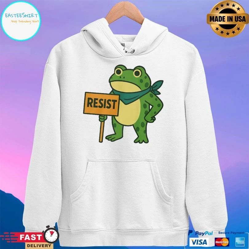 Frog Resist Portland Frog Protest Activist Political 2025 T-shirts