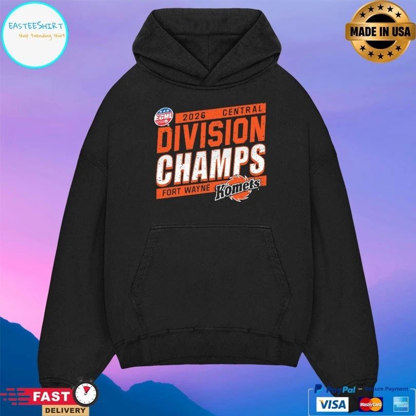 Division Champions 2026 Central Fort Wayne Komets T-shirt