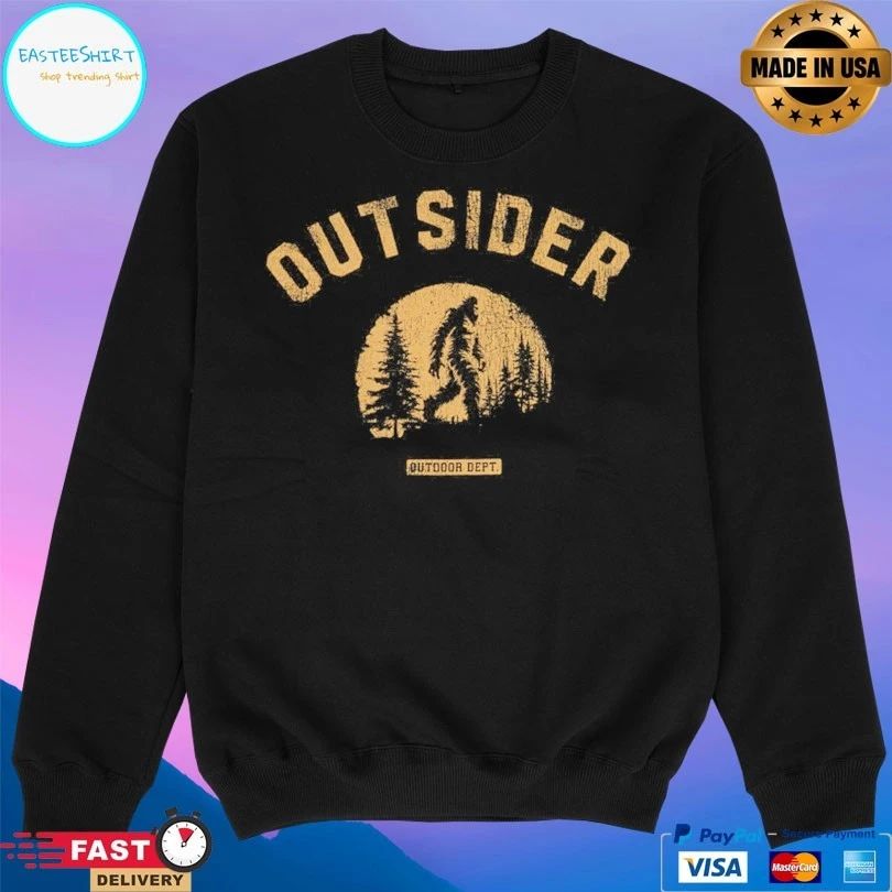 Outsider Outdoor Dept Sasquatch Bigfoot T-shirt