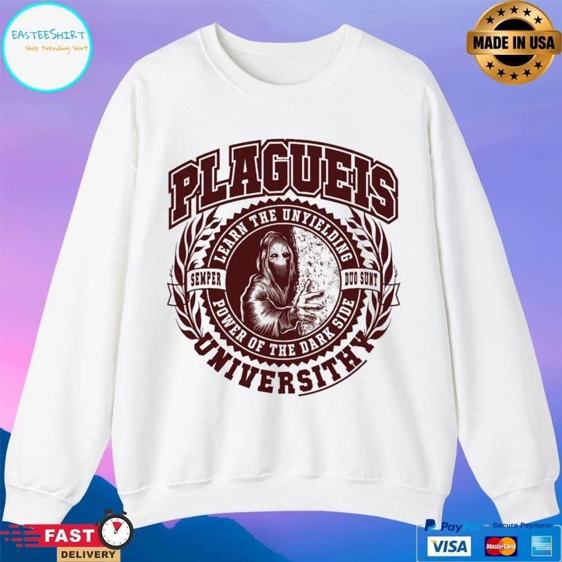 Plagueis Learn The Unyielding Power Of The Dark Side Semper Duo Sunt Logo T-shirts