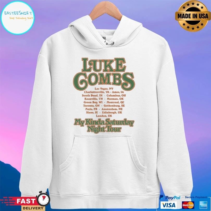 Luke Combs My Kinda Saturday Night Tour 2026 T-shirt