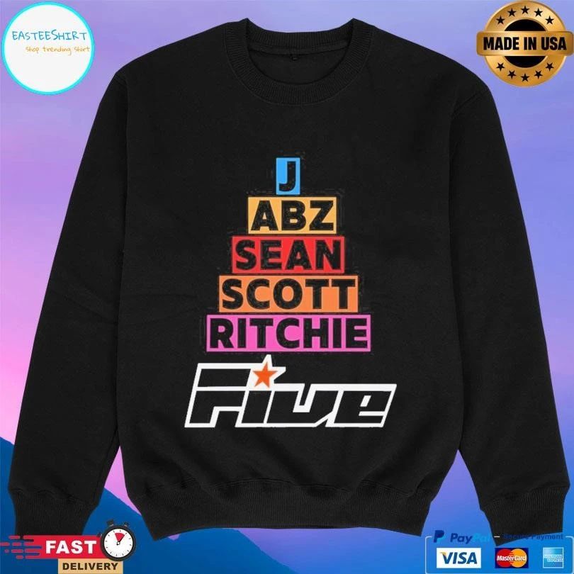 J ABZ Sean Scott Richie Five T-shirts