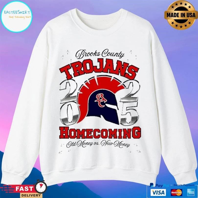 Brooks County Trojans Homecoming Old Money Vs New Money T-shirts