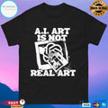 AI Art Is Not Real Art Keyboard T-shirts