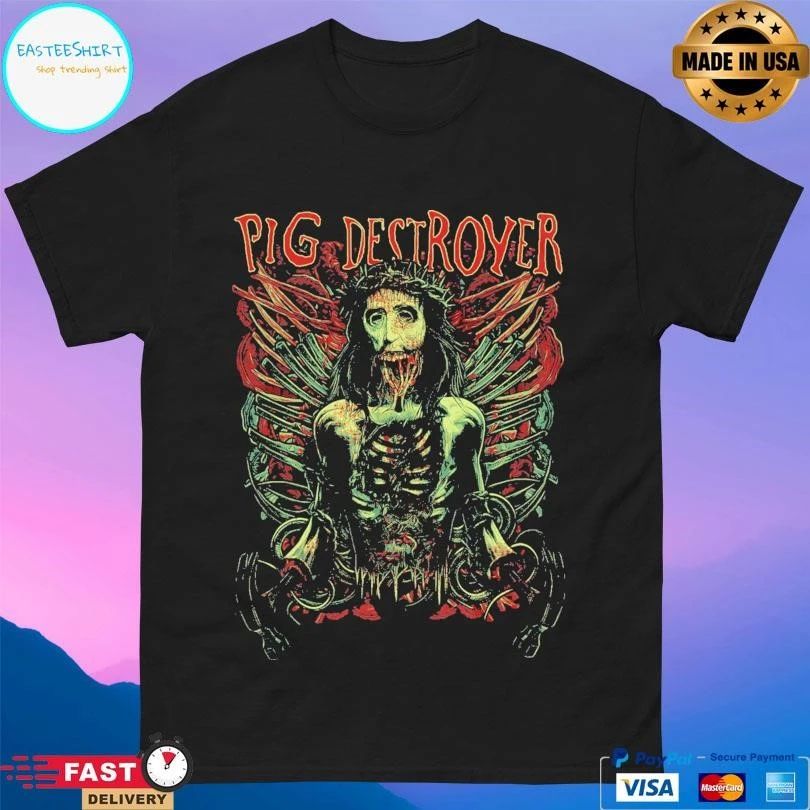Pig Destroyer Hammer Christ T-shirts